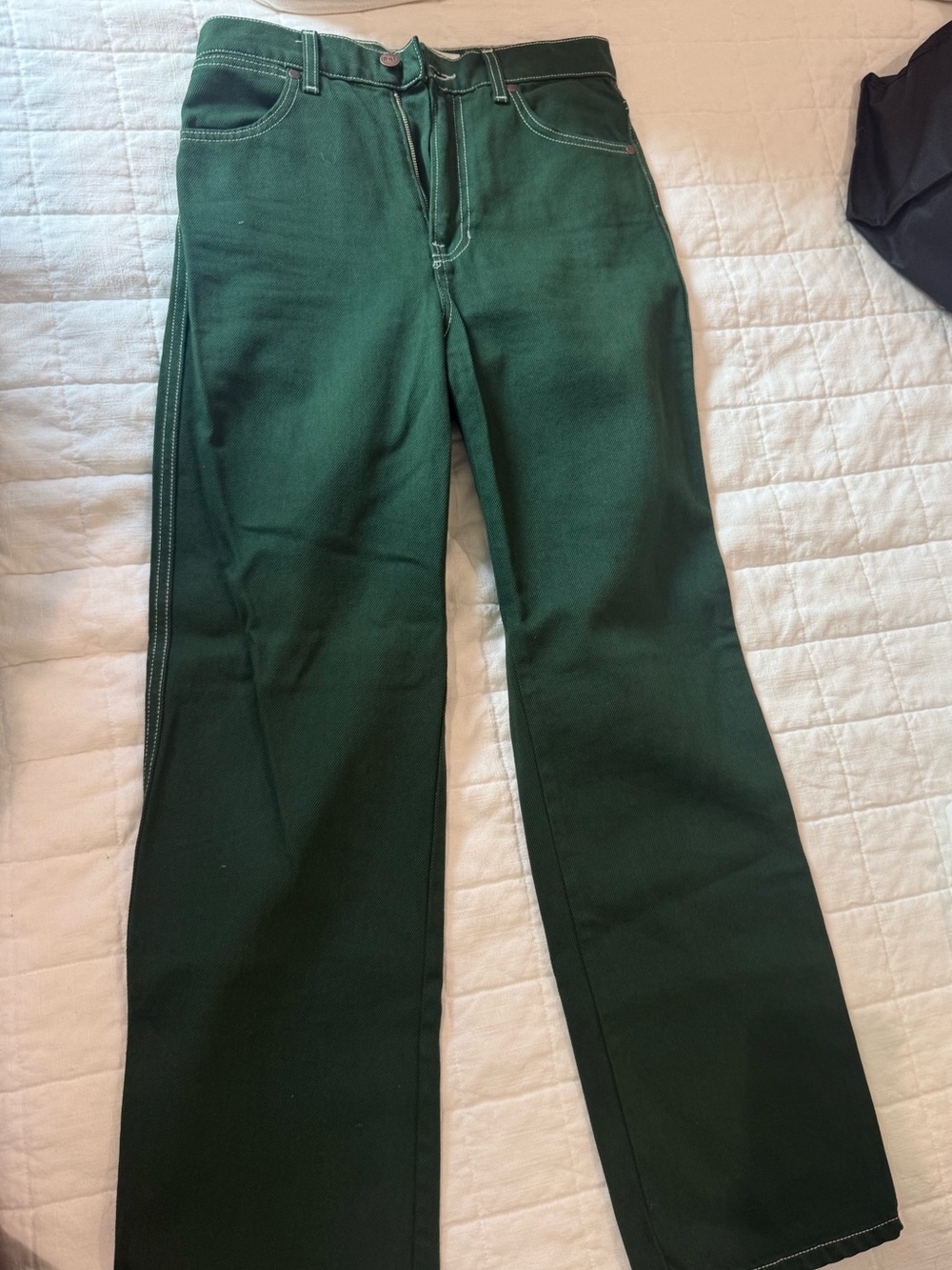 Reformation “Cowboy” High Rise Straight Leg Jeans
